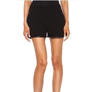 NWT Rag & Bone Leather Trimmed ‘Plantini’ Shorts